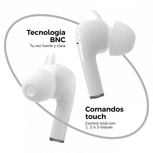 Smartwatch Binden Era One Tactopiel Negro+ One Pods Blancos